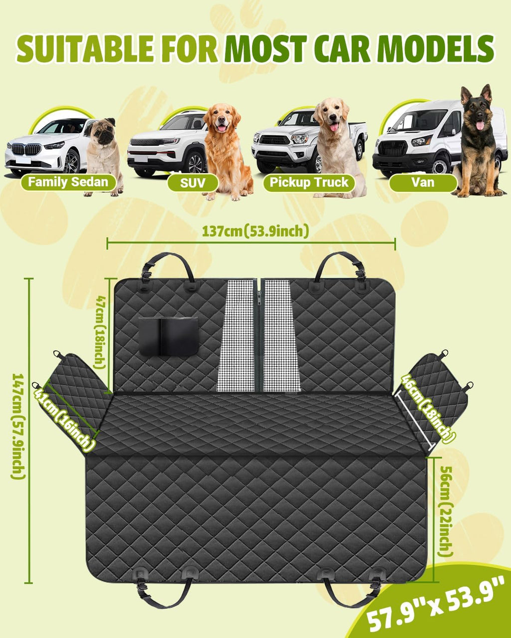 Ultimate Dog Car Seat Cover