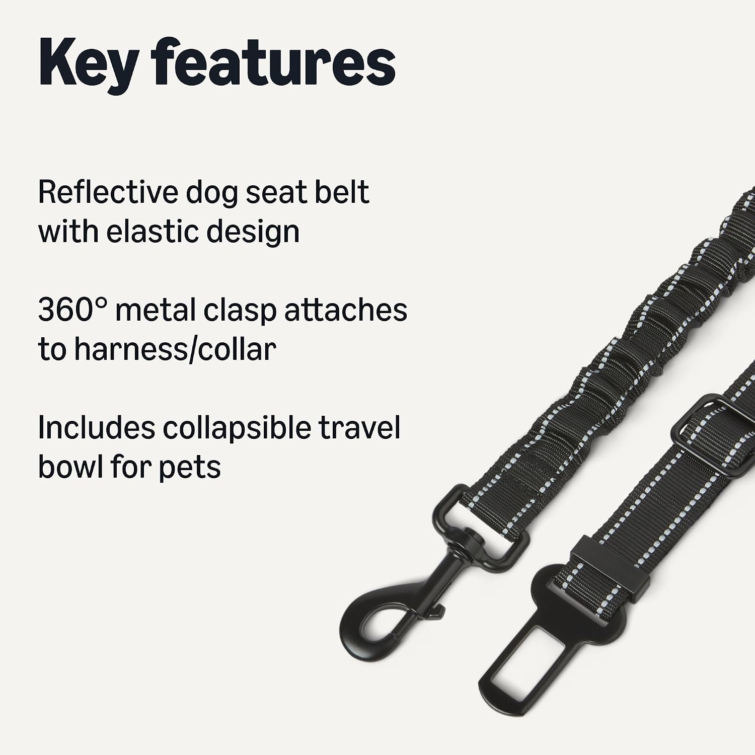 Comfortable Dog Car Harness Kit