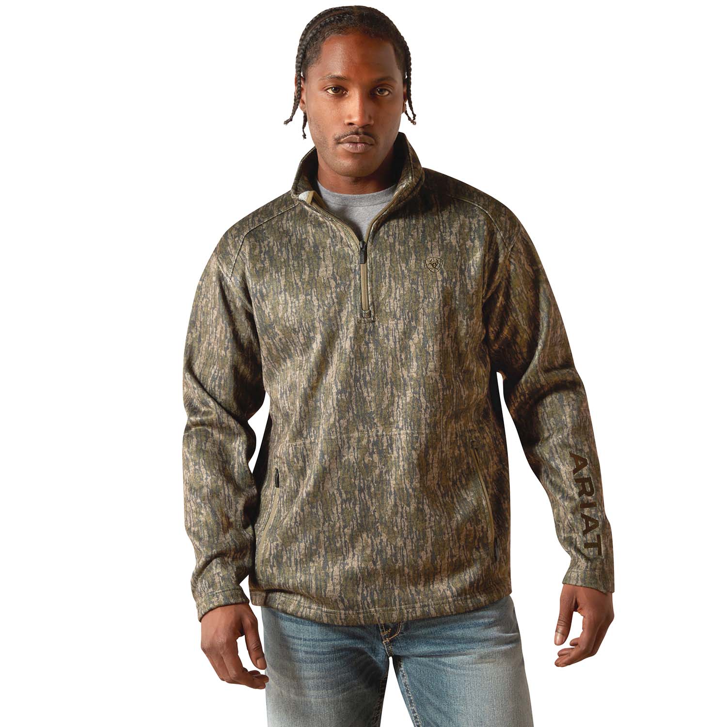 Ariat Mens Caldwell 1/4 Zip Pullover Sweater