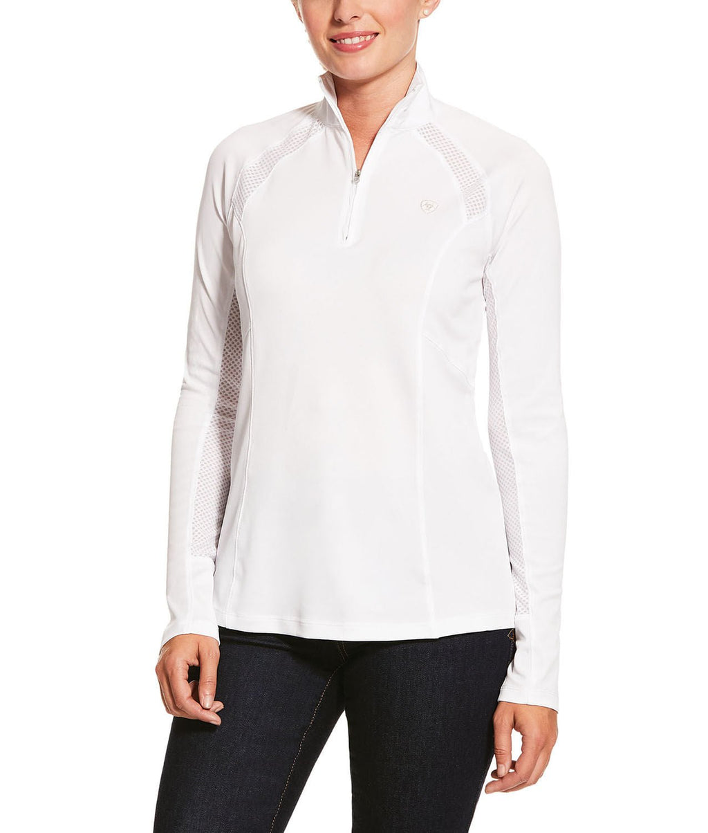 Ariat Womens Sunstopper 2.0 1/4 Zip Long Sleeve Baselayer