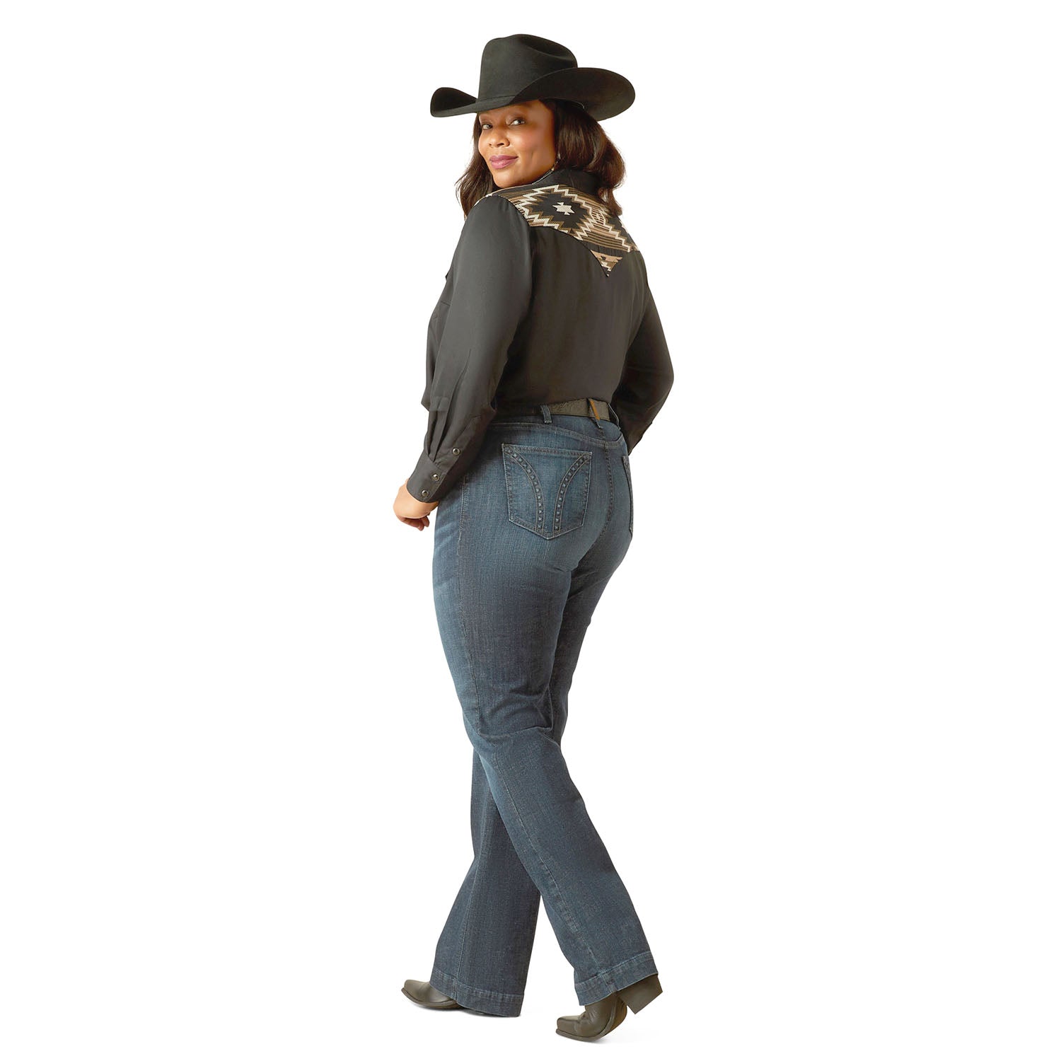 Ariat Womens Frazey High Rise Slim Trouser Jeans