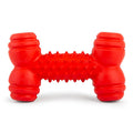 Jeffers Red Dental Bone Natural Rubber Dog Chew Toy for Healthy Teeth and Gums