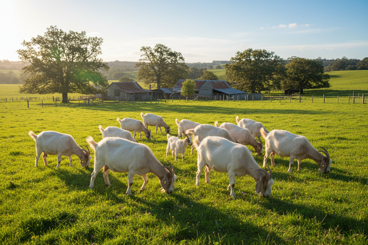 Traditional Boer goats